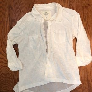 Abercrombie button down top/ cover-up